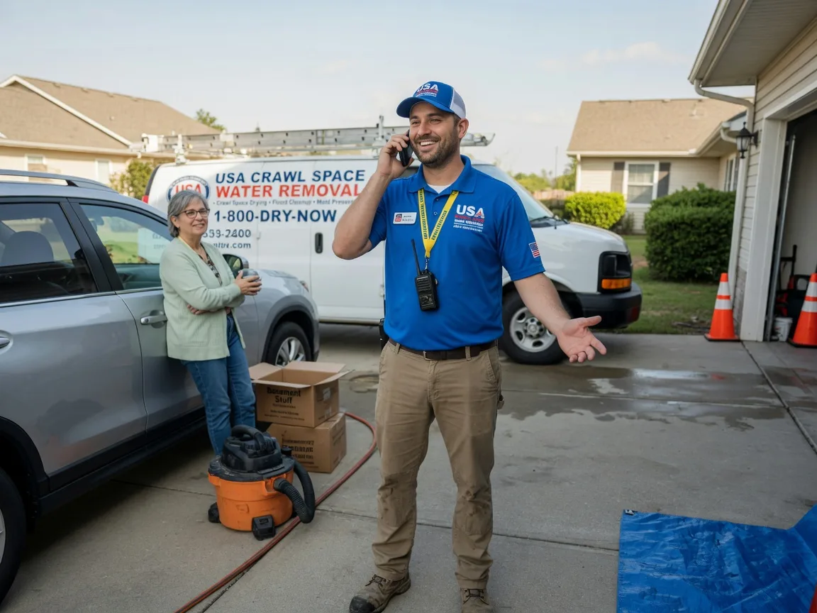 Crawl Space Water Removal Vincent, OH FAQs